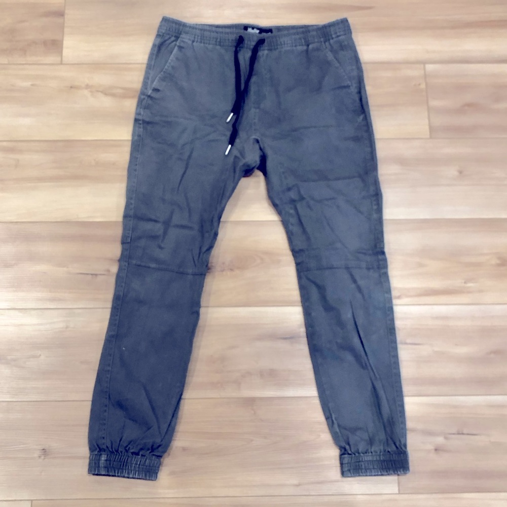 Gray Khaki Jogger Pants